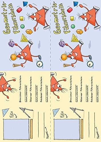 Der Geometrie-Führerschein: Klassensatz Führerscheine (Bergedorfer® Führerscheine)