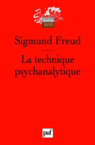 La technique psychanalytique