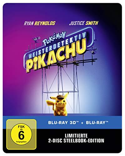 Pokémon Meisterdetektiv Pikachu 3D + 2D Steelbook (exklusiv bei amazon.de) [Blu-ray]