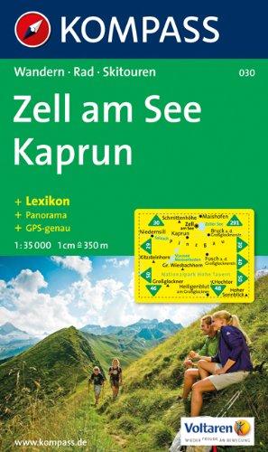 Zell am See, Kaprun: Wandern, Rad, Langlauf, Skitouren. Mit Panorama. GPS-genau. 1:35.000