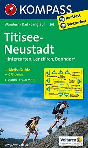 Titisee - Neustadt: Wanderkarte mit Aktiv Guide, Radwegen und Loipen. GPS-genau. 1:25000 (KOMPASS-Wanderkarten)