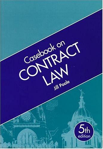 A Casebook on Contract