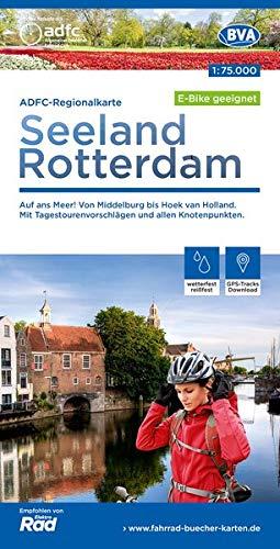 ADFC-Regionalkarte Seeland Rotterdam 1:75.000, reiß- und wetterfest, GPS-Tracks Download - E-Bike geeignet: Auf ans Meer! Von Middelburg bis Hoek van ... Knotenpunkten. (ADFC-Regionalkarte 1:75000)