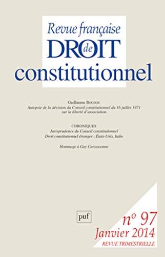 Revue française de droit constitutionnel, n° 97