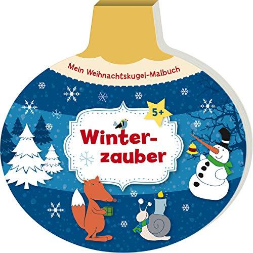 Mein Weihnachtskugel-Malbuch: Winterzauber