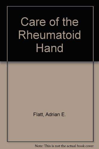 Care of the Rheumatoid Hand