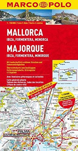 MARCO POLO Karte Mallorca, Ibiza, Formentera, Menorca 1:150 000 (MARCO POLO Karten 1:200.000)