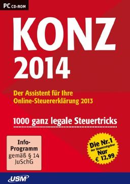 Konz Steuer 2014 - Der Assistent für Ihre Online-Steuererklärung 2013