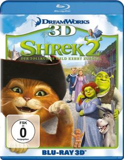 Shrek 2 - Der tollkühne Held kehrt zurück [3D Blu-ray]