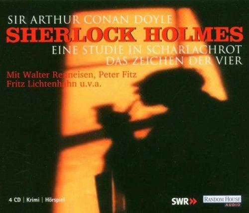 Sherlock Holmes. 4 CDs. . Das Zeichen der Vier / Eine Studie in Scharlachrot