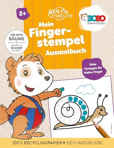 Bobo Siebenschläfer Mein Fingerstempel-Ausmalbuch: Kreative Beschäftigung: Stempeln und Malen für Kinder ab 2 Jahren