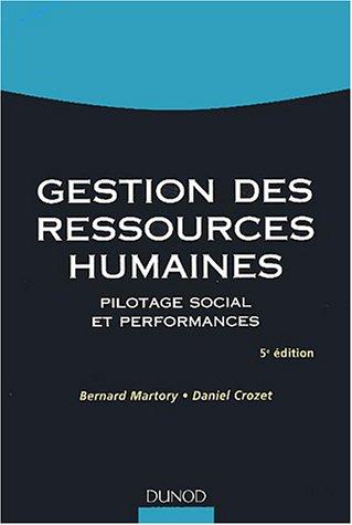 Gestion des ressources humaines : pilotage social et performances