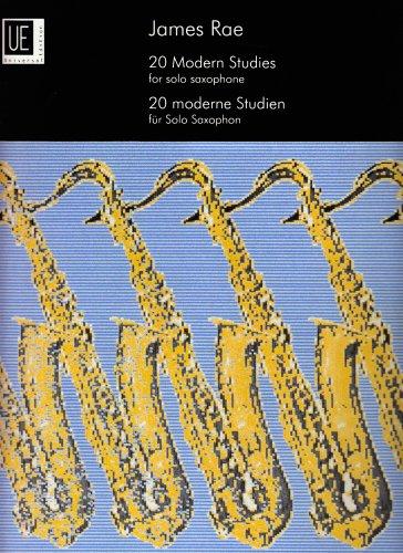 20 Modern Studies, für Saxophon solo (S/A/T/Bar)