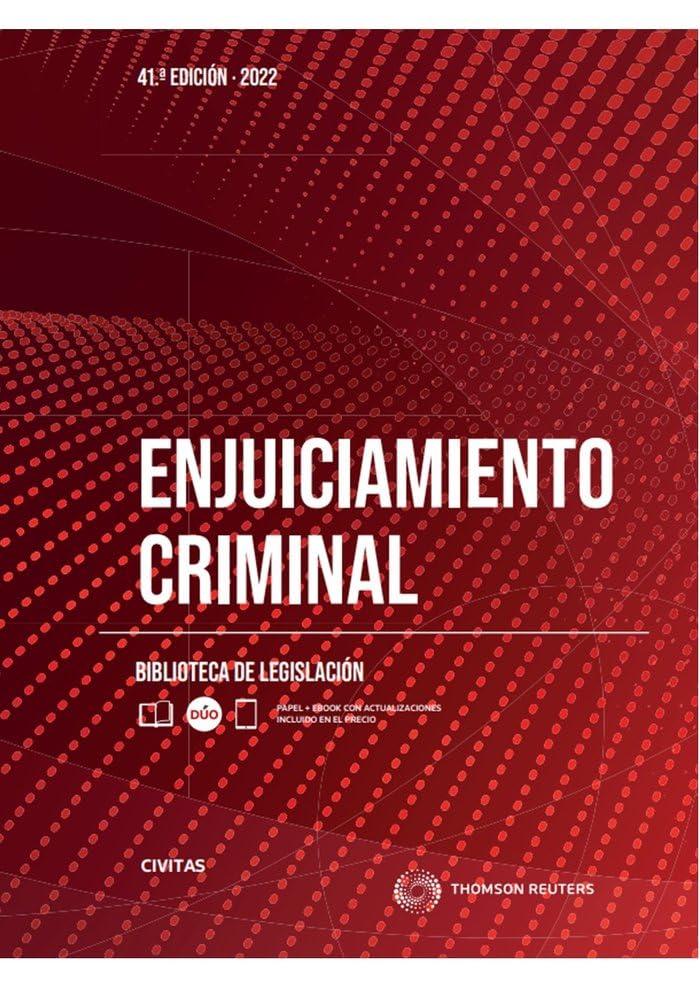 Enjuiciamiento Criminal (Papel + e-book) (Biblioteca de Legislación, Band 13)