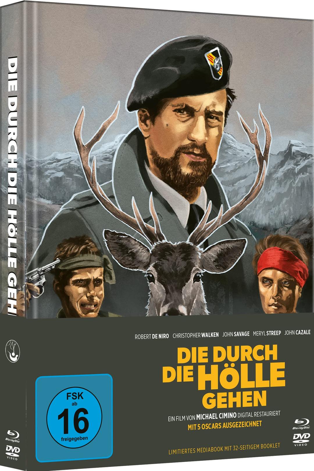 Die durch die Hölle gehen - Mediabook - Cover A - Limitiert auf 250 Stück - The Deer Hunter [Blu-ray]