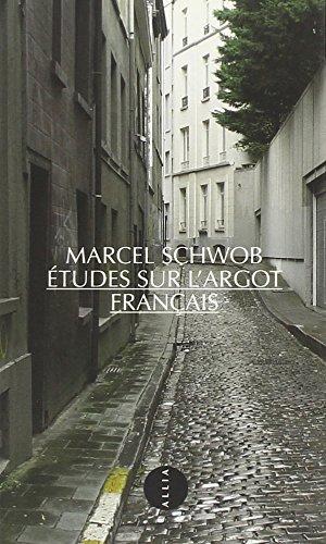 Etudes sur l'argot français