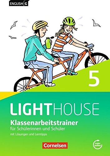 English G LIGHTHOUSE - Allgemeine Ausgabe / Band 5: 9. Schuljahr - Klassenarbeitstrainer mit Lösungen und Audios online