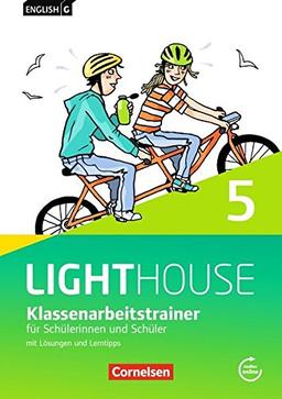 English G LIGHTHOUSE - Allgemeine Ausgabe / Band 5: 9. Schuljahr - Klassenarbeitstrainer mit Lösungen und Audios online