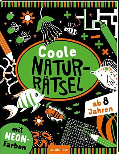 Coole Naturrätsel: Mit Neon-Farben - ab 8 Jahren | Nichts wie losgerätselt