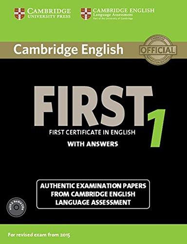 Cambridge English First 1 for updated exam: Student's Book with answers and downloadable audio