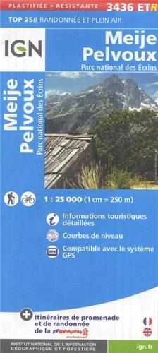 Meije / Pelvoux / Parc Naturel Regional des Ecrins (Ign Map)