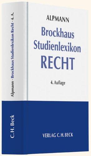 Brockhaus Studienlexikon Recht