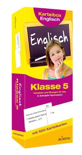 Karteibox Englisch, Klasse 5: Vokabeln und Übungen für das 5. Schuljahr Gymnasium