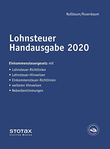 Lohnsteuer Handausgabe 2020