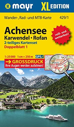 Achensee, Karwendel, Rofan XL (2-Karten-Set): 1:25000 (Mayr Wanderkarte)