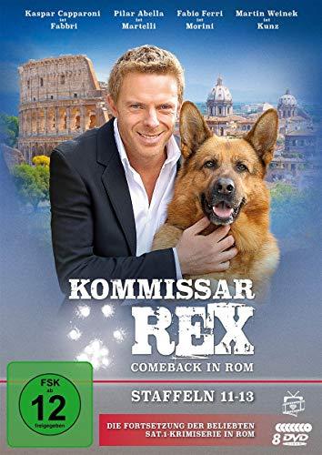 Kommissar Rex - Comeback in Rom (Staffeln 11-13) (Die Fortsetzung der SAT.1-Krimiserie in Rom) (Fernsehjuwelen) [8 DVDs]