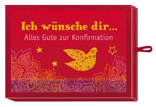 Ich wünsche dir ...  Alles Gute zur Konfirmation (rot): (Verkaufseinheit)