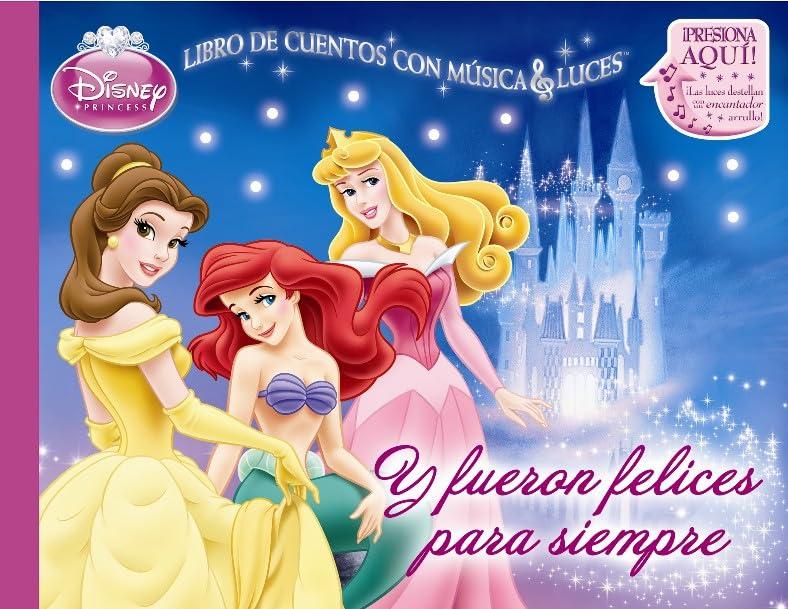 LIBRO DE CUENTOS PRINCESAS MUSICA Y LUCES LMPB