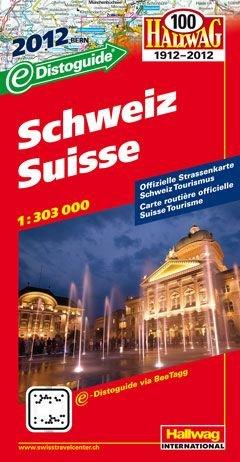 Straßenkarte Schweiz 1:303 000, Ausgabe 2012