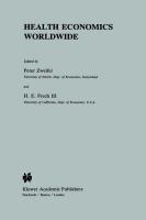 Health Economics Worldwide (Developments in Health Economics and Public Policy)