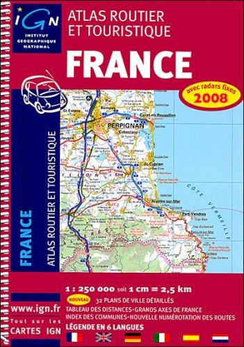 Atlas routier France 2008 : 1:250.000