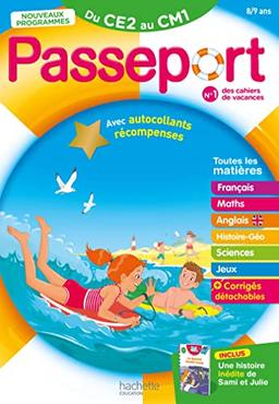 Passeport du CE2 au CM1, 8-9 ans : toutes les matières : nouveaux programmes