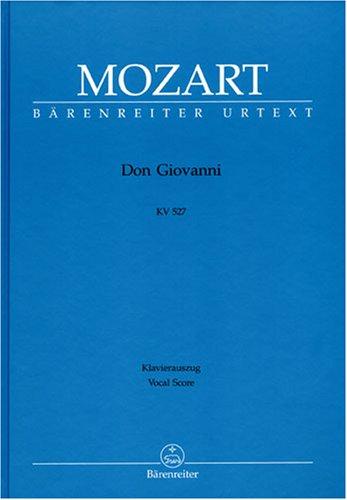 Don Giovanni KV 527. Dramma giocoso in due atti. Klavierauszug - Vocal Score