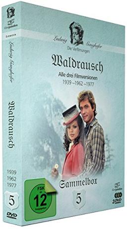 Waldrausch (1939, 1962, 1977) - Die Ganghofer Verfilmungen - Sammelbox 5 (Filmjuwelen) [3 DVDs]