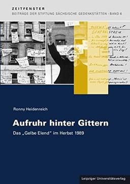 Aufruhr hinter Gittern: Das Gelbe Elend" im Herbst 1989 (Zeitfenster - Beiträge der Stiftung Sächsische Gedenkstätten zur Zeitgeschichte)