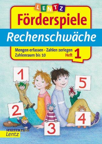 Rechenschwäche 1: ab 2. Klasse: Mengen erfassen. Zahlen zerlegen. Zahlenraum bis 10