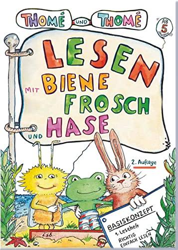 Lesen mit Biene, Frosch und Hase: Basiskonzept Lesen, 1. Leseheft. GROSSBUCHSTABEN, kompl. Ökoproduktion (Richtig einfach lesen: Basiskonzept Lesen)