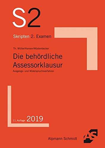 Die behördliche Assessorklausur: Ausgangs- und Widerspruchsverfahren