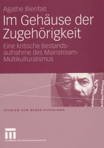 Im Gehäuse der Zugehörigkeit: Eine kritische Bestandsaufnahme des Mainstream-Multikulturalismus (Studien zum Weber-Paradigma)