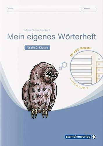 Mein eigenes Wörterheft - Lineatur 2 mit seitlichem ABC-Register: Mein Sternchenheft für die 2. Klasse