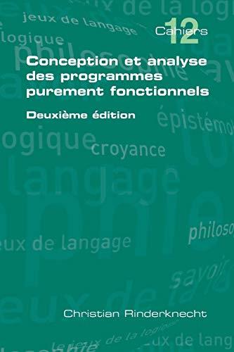 Conception Et Analyse Des Programmes Purement Fonctionnels