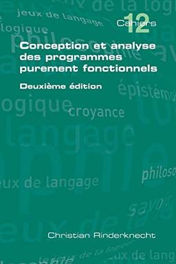 Conception Et Analyse Des Programmes Purement Fonctionnels