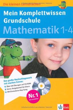 Die kleinen Lerndrachen: Mein Komplettwissen Grundschule, Mathematik 1.-4. Klasse: Das komplette Grundschul-Wissen mit CD-ROM