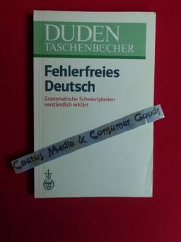 FEHLERFREIES DEUTSCH/DT 14, (DUDEN -Taschenbücher)