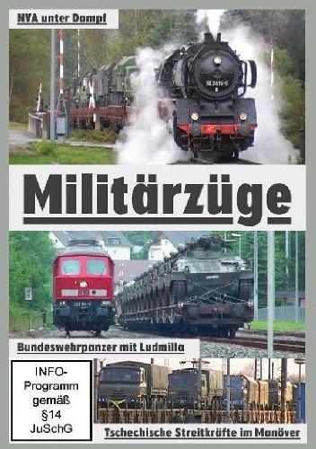 Militärzüge - NVA unter Dampf/Bundeswehrpanzer mit Ludmilla/Tschechische Streitkräfte im Manöver