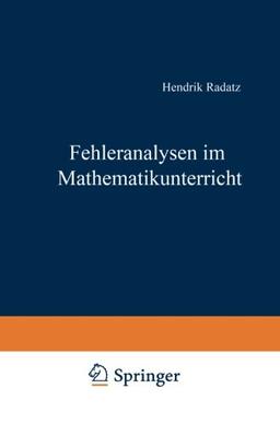 Fehleranalysen im Mathematikunterricht (German Edition)